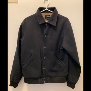 Brixton Fall Jacket, black, snap-buttons and stretchy hem at the waist/cuffs